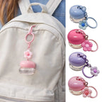Refillable Mini Lip Balm Jar 5g with Keychain Pendant Lip Balm Container Richie's