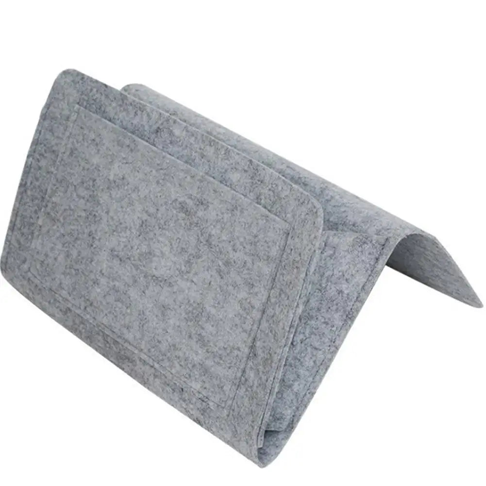 Felt Bedside Hanging Storage Organizer – Bed & Sofa Pouch Hanging Storage Organizer Richie's light gray