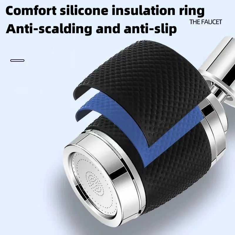 360° Rotating Faucet Aerator – 3-Mode Water Saving Tap Filter Faucet Aerator Richie's