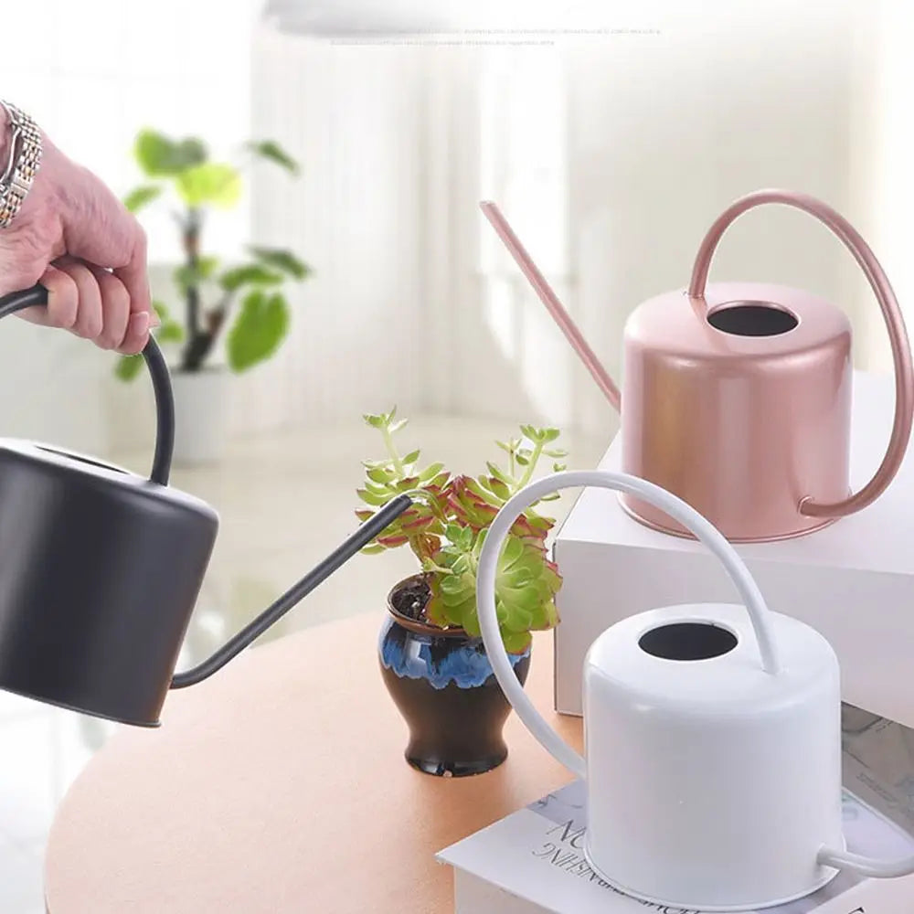 1.3L Stainless Steel Watering Can – Long Spout Garden Kettle Garden Watering Can Richie's