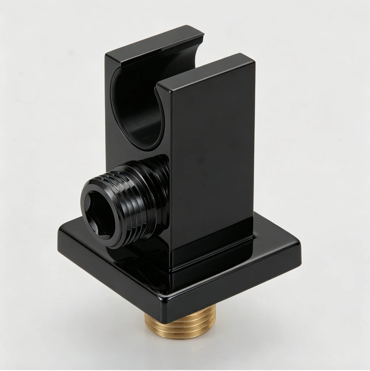 Wall Shower Seat Bracket with Concealed Water Outlet Shower Seat Bracket Richie's black square
