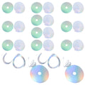 12Pcs Holographic CD Spiral Hanging Decorations – Disco Party Party Hanging Decorations Richie's other other