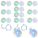12Pcs Holographic CD Spiral Hanging Decorations – Disco Party Party Hanging Decorations Richie's other other
