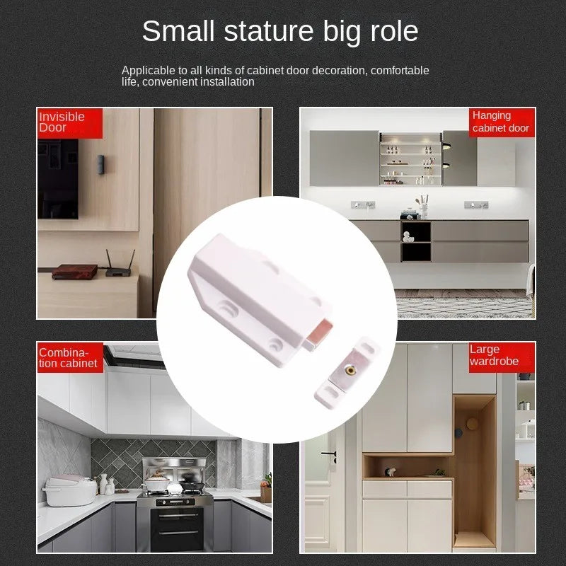 Magnetic Push-to-Open Cabinet Catch & Soft-Close Damper Cabinet Catch Hardware Richie's