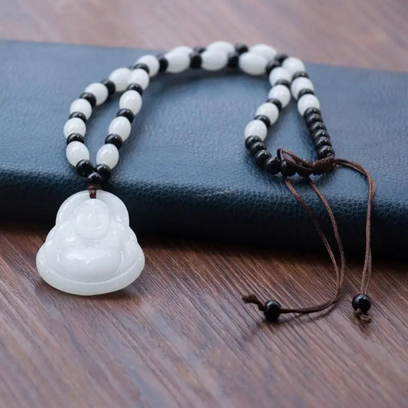 Maitreya Pendant Necklace – Lucky Wealth Charm Gift for Women Pendant Necklace Richie's A2