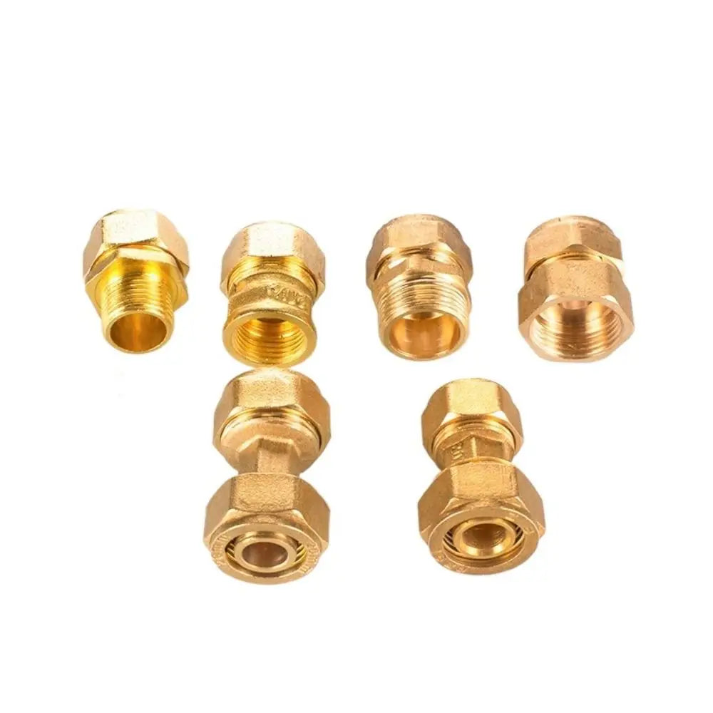 Brass Pipe Fitting 2/3 Way Male Female Thread Solar Heater Brass Pipe Fitting Richie's