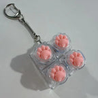 Kawaii Cat Claw Crystal Keycap Keyboard Fidget Toy Keychain Fidget Toy Keychain Richie's A7