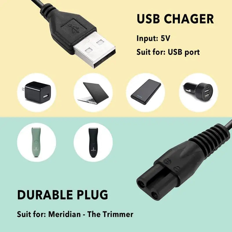 USB Charging Cable for Meridian Electric Shaver & Trimmer USB Charging Cable Richie's