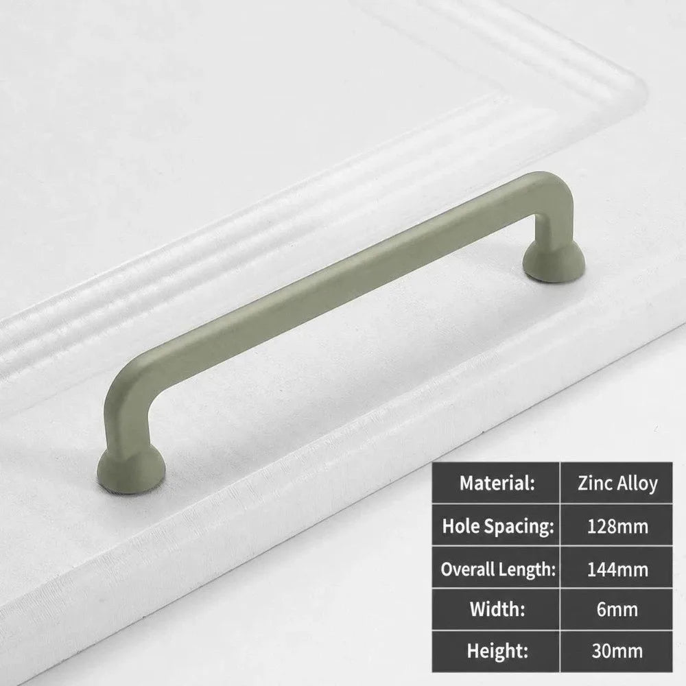 Zinc Alloy Cabinet Door Handle & Drawer Knob – Baked Finish Cabinet Door Handle Richie's 07-Green