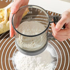 Handheld Flour Sifter Cup – Double Layer 40 Mesh Kitchen Sieve Flour Sifter Richie's