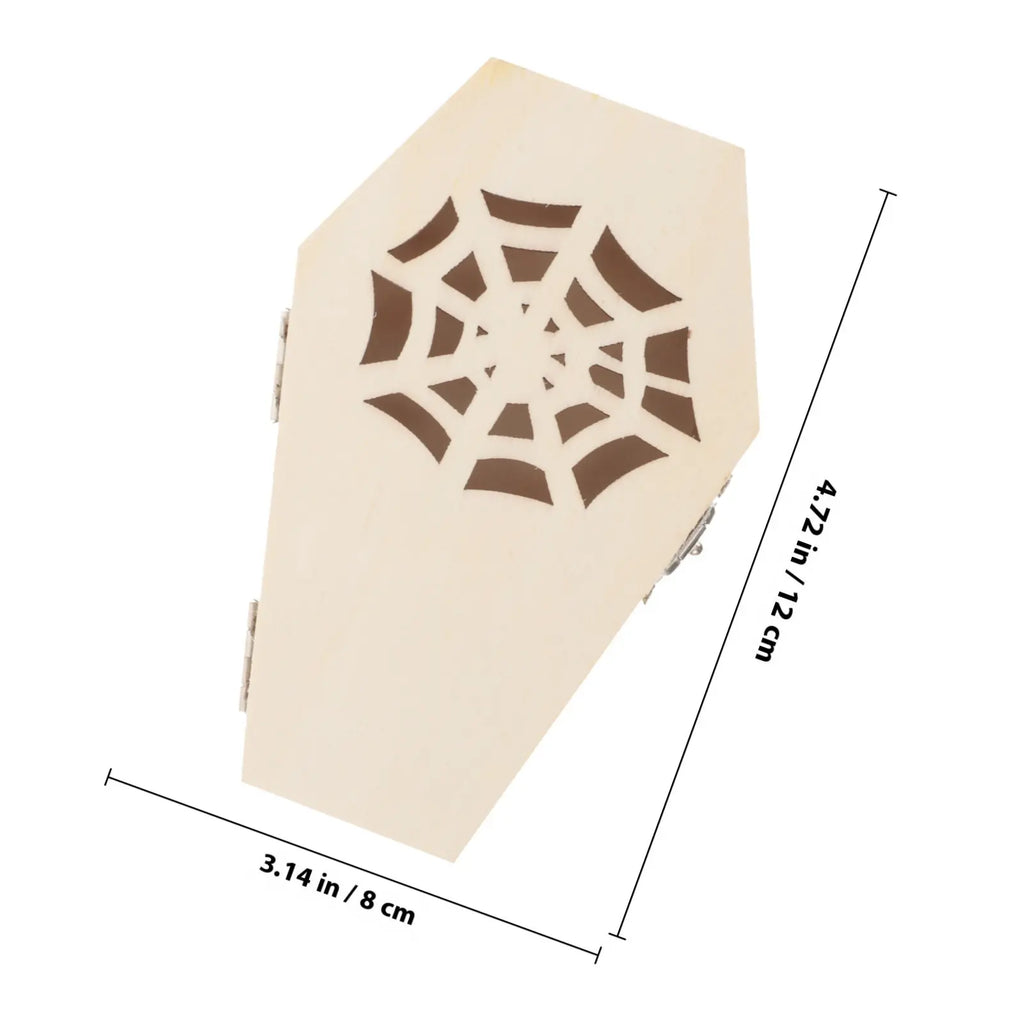 Halloween Wooden Coffin Candy Box – Spooky Party Favor Halloween Candy Box Richie's