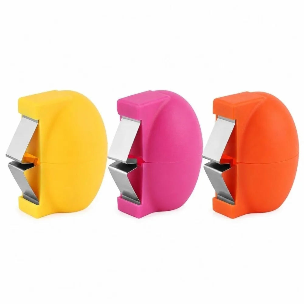 3-Pack Egg Shell Opener & Cracker – Pink, Yellow & Orange Egg Shell Opener Richie's black