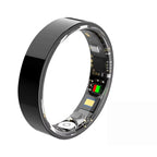 Smart Ring Heart Rate Sleep Tracker IP68 Waterproof Steel Band Smart Ring Tracker Richie's Black 13