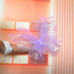 50cm Giant 3D Silk Gauze Artificial Butterfly Wedding Decor Party Decoration Prop Richie's purple-style1