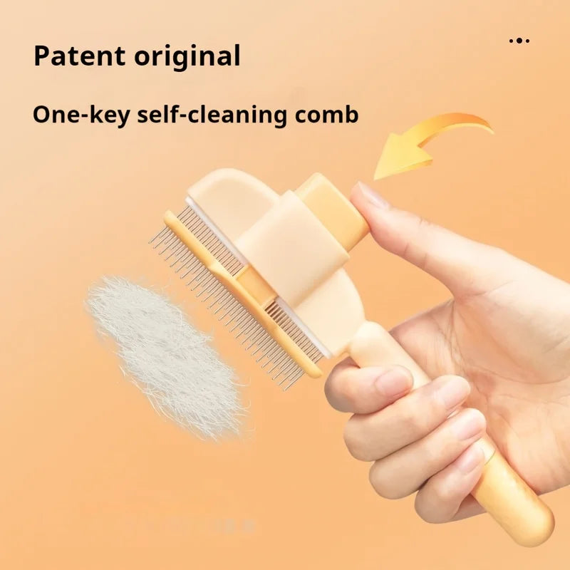 Self-Cleaning Cat Grooming Comb – Detangling Dense Teeth Brush Cat Grooming Comb Richie's