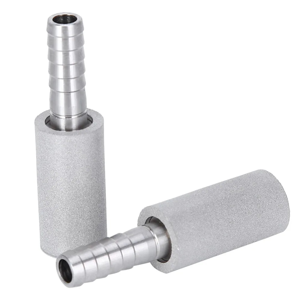 2pcs 0.5 Micron Stainless Steel Aeration & Carbonating Stone Set Brewing Diffusion Stone Richie's