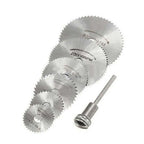 7Pcs HSS Circular Saw Blades 1/8" Shank – Rotary Tool Discs Rotary Tool Blades Richie's