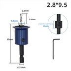 6.35mm Hex Shank Countersink Drill Bit – Adjustable Depth Stop Countersink Drill Bit Richie's 2.8x9.5mm