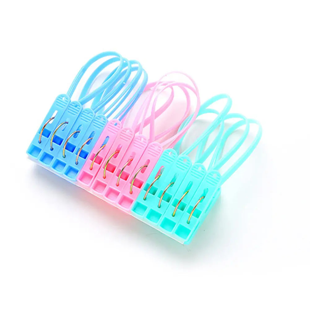 24Pcs Rust-Resistant Plastic Clothes Clips for Laundry Drying Clothes Clips Richie's