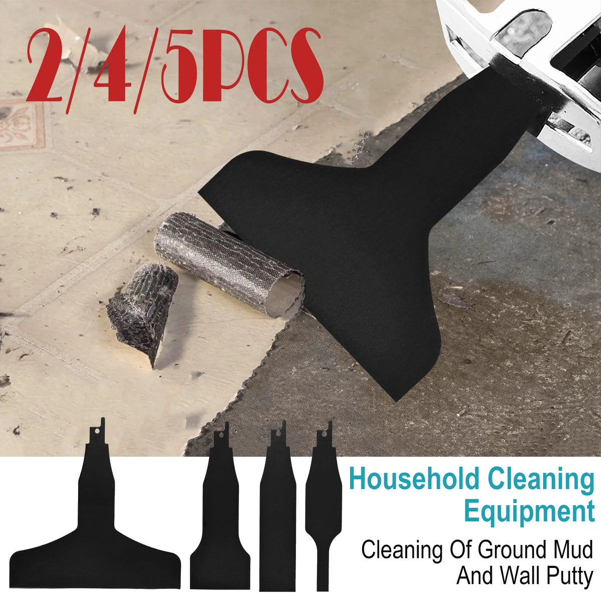 Reciprocating Saw Scraper Blades Set – Carbon Steel 2/4/5 Pcs Saw Scraper Blades Richie's