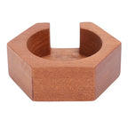 Solid Wood Coffee Filter Holder – Round Polished Storage Coffee Filter Holder Richie's