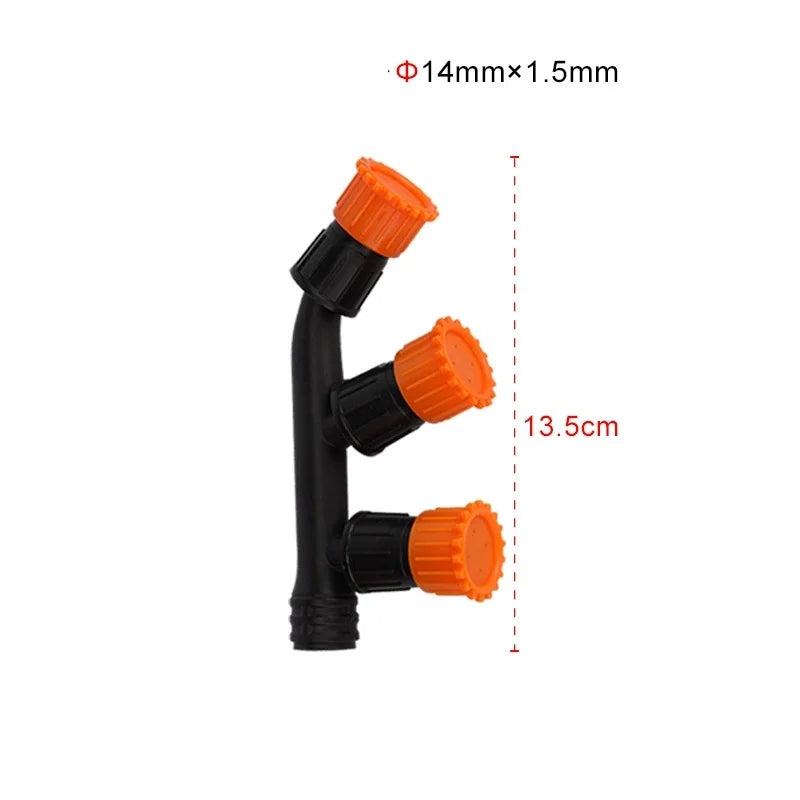 Garden Misting Sprayer Nozzle – 1, 2 or 3 Head Atomizer Garden Sprayer Nozzle Richie's 1pcs