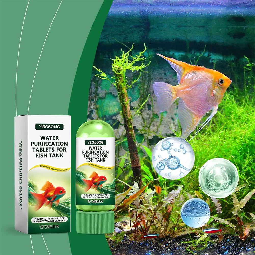 Aquarium Water Purification Tablets – Algae Remover & Clarifier Aquarium Water Tablets Richie's