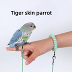 Adjustable Breathable Parrot Flight Harness & Walking Leash Bird Flight Harness Richie's Green-Style1