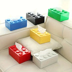 Building Block Tissue Box Plastic Organizer – Bright Colors Tissue Box Holder Richie's