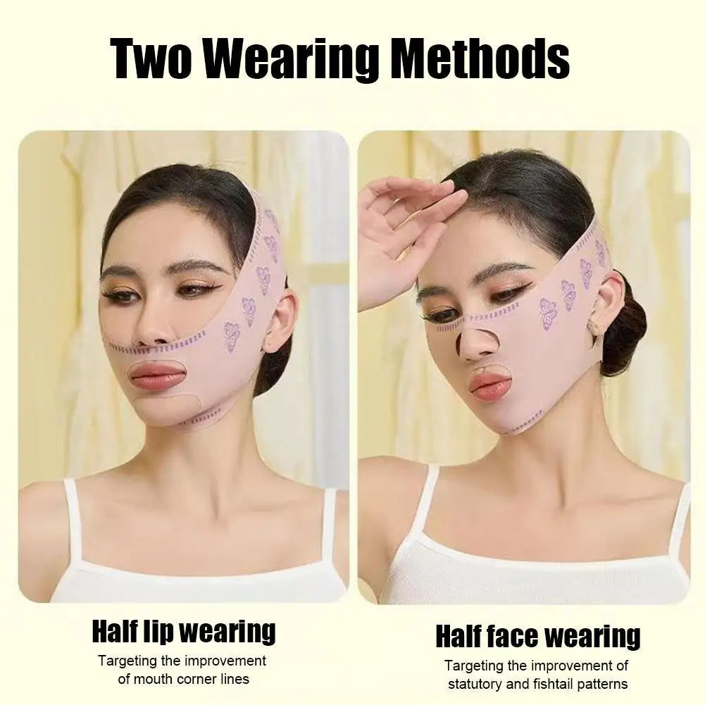 V Line Face Lifting Bandage – Chin & Jawline Sculpting Strap Facial Lifting Strap Richie's