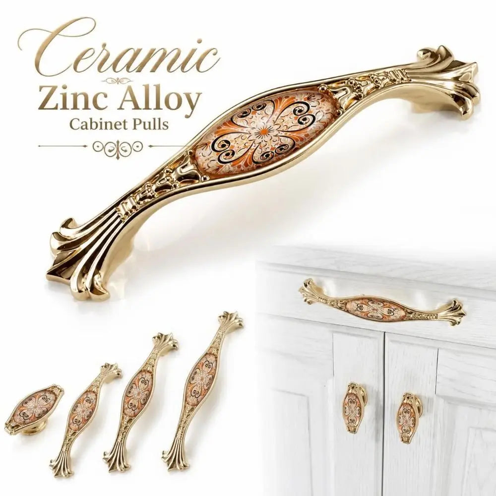 Zinc Alloy Vintage Cabinet Pulls & Drawer Handles 96–192mm Cabinet Drawer Pulls Richie's
