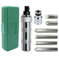 7/13 PCS Manual Reversible Impact Driver Set – Stainless Steel Impact Driver Set Richie's 7pcs