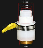 Universal Joint Faucet Adapter G1/2" Garden Tap Connector Faucet Tap Adapter Richie's Adapter 4