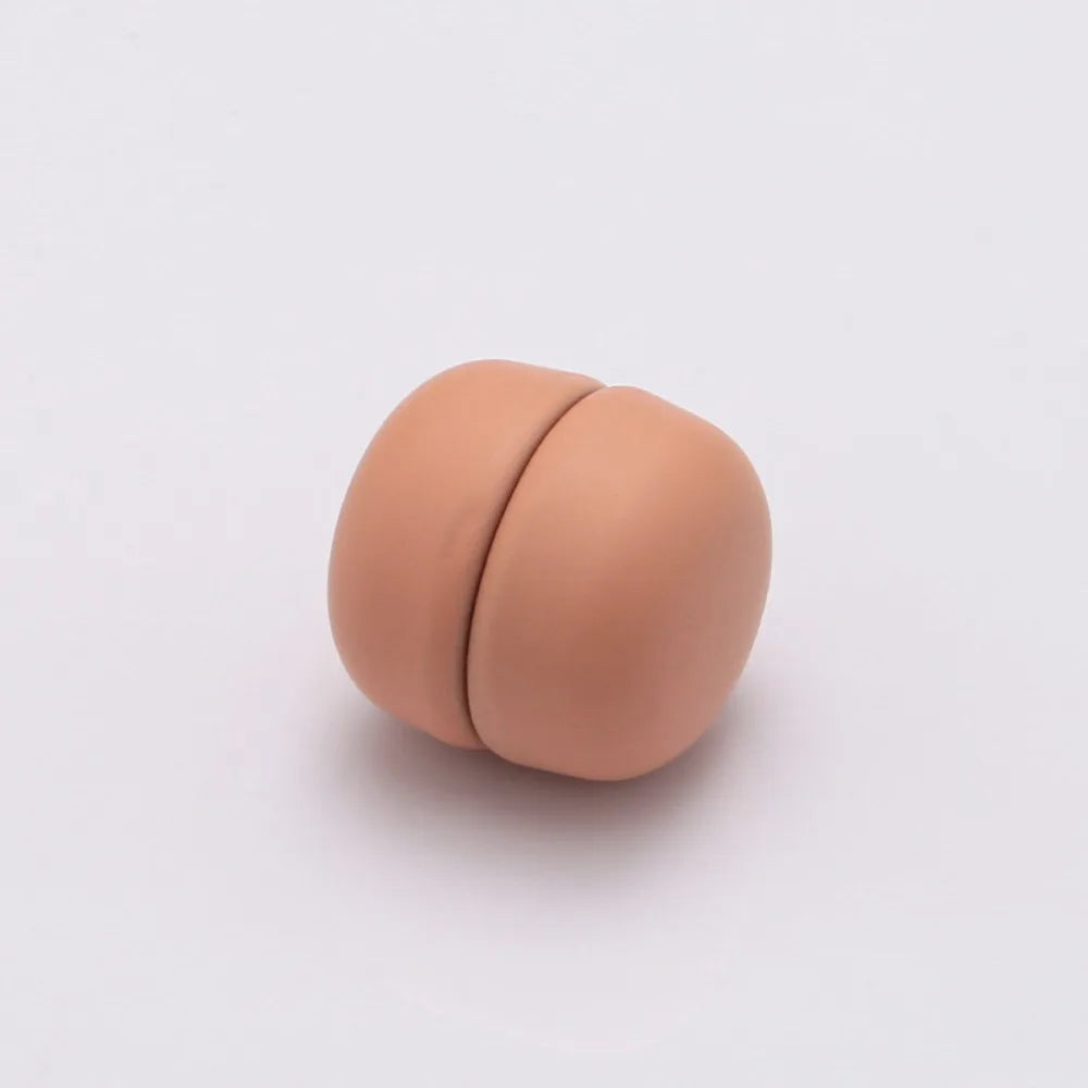 Magnetic Scarf Pins Flatback Round Metal Fasteners | 6 Colors Scarf Pin Fasteners Richie's Pink-Round