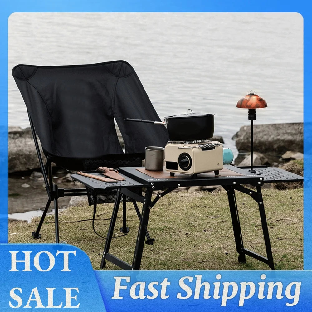 IGT Camping Table Boards – 2-Pack Acacia Wood with Storage Bag Camping Table Boards Richie's