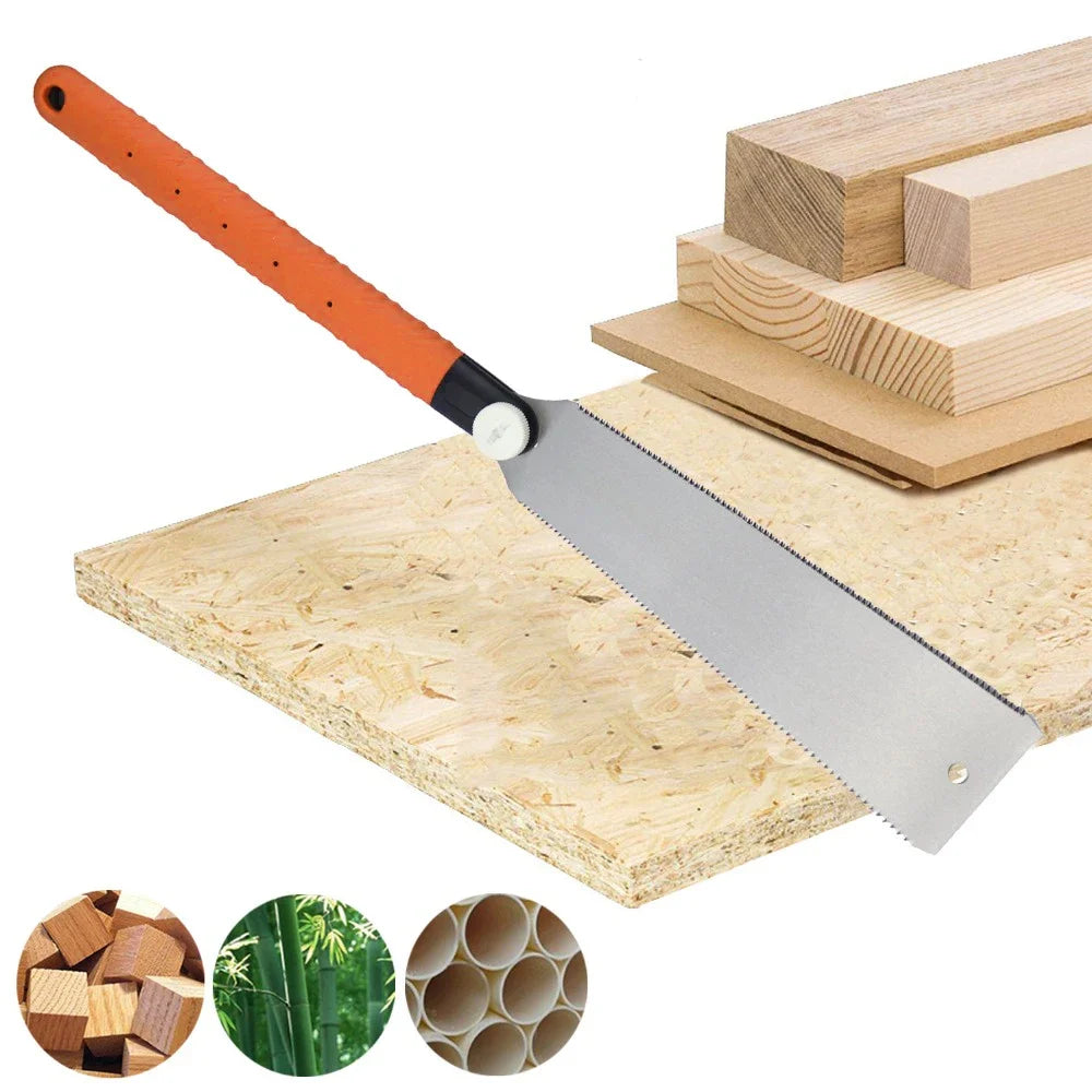 FATCOOL Pull Saw 3-Edge SK5 Steel – Wood, Bamboo & PVC Cutting Hand Pull Saw Richie's