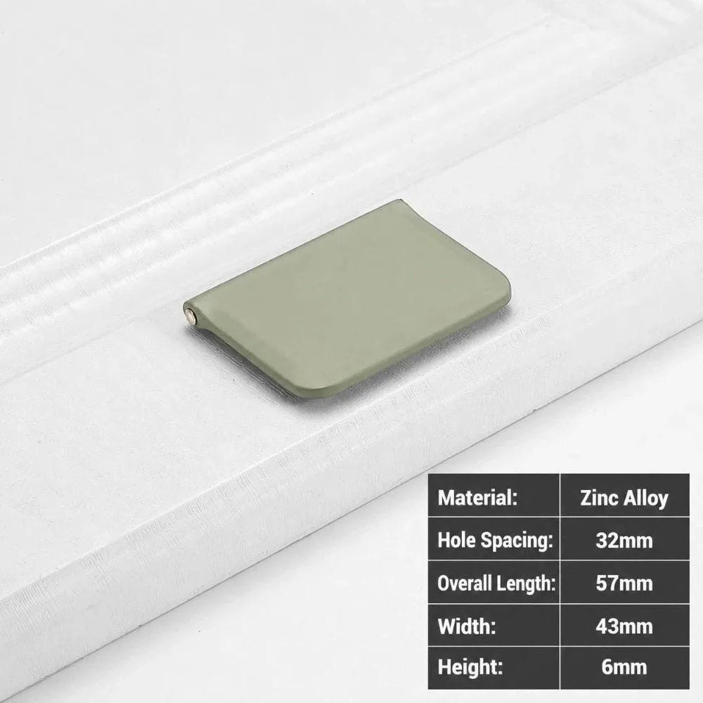 Zinc Alloy Cabinet Door Handle & Drawer Knob – Baked Paint Cabinet Door Handle Richie's 02-Green