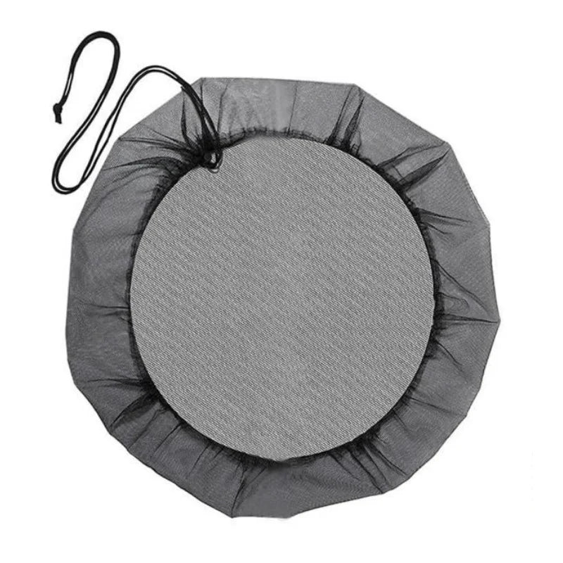 Outdoor Mesh Cover Net for Rain Barrels & Water Tanks 60–100CM Rain Barrel Mesh Cover Richie's black Diameter 60cm