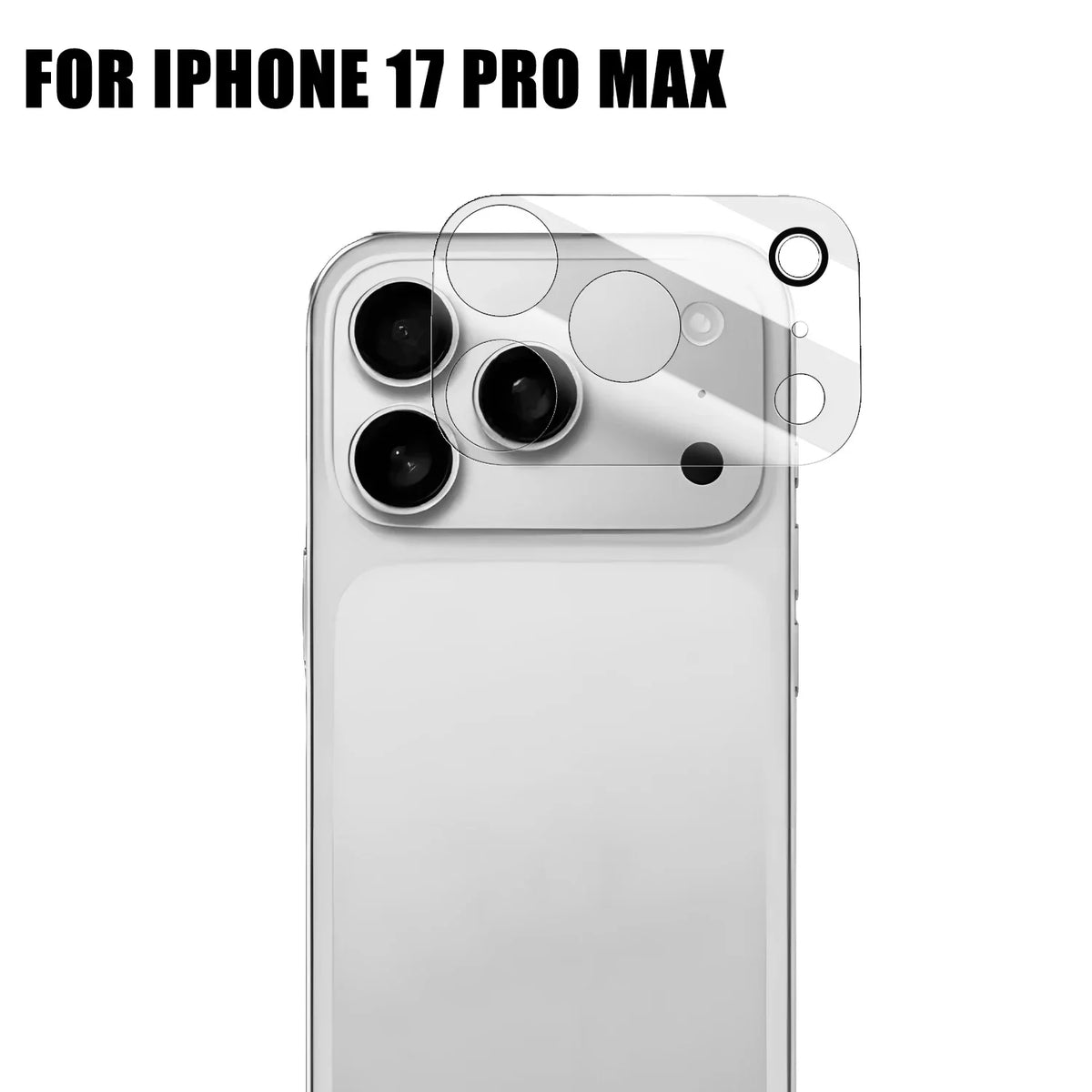 Tempered Glass Camera Lens Protector – iPhone 17 & 18 Pro Max Camera Lens Protector Richie's For iPhone 17 ProMax 1PCS