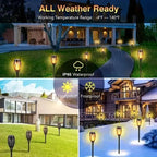 Solar Flame Torch Light 12/96 LED Flickering Outdoor Garden Lamp Solar Garden Light Richie's