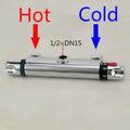 Brass Thermostatic Shower Faucet Concealed Mixing Valve Chrome Thermostatic Shower Faucet Richie's A1 up exit DN15