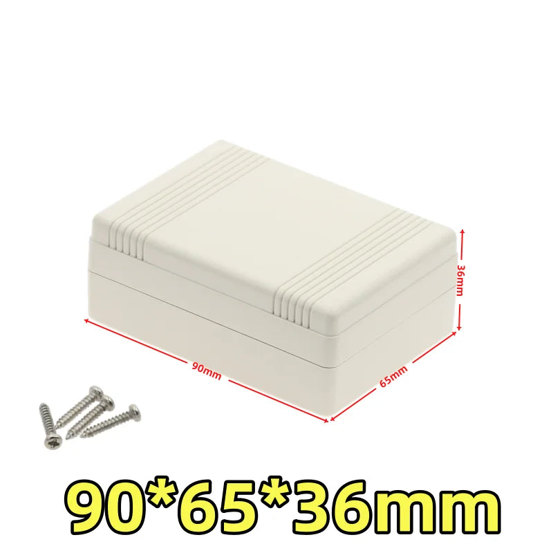 Waterproof ABS Plastic Project Box Electronic Enclosure Case Electronic Enclosure Box Richie's 90x65x36mm-Grey