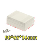 ABS Plastic Waterproof Electronic Project Box Enclosure Case Electronic Enclosure Box Richie's 90x65x36mm-grey