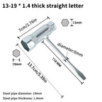 2-in-1 Spark Plug Socket Wrench – High Carbon Steel Spanner Socket Wrench Tool Richie's 13 1914