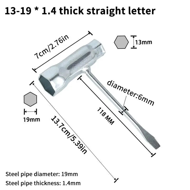 2-in-1 Spark Plug Socket Wrench – High Carbon Steel Spanner Socket Wrench Tool Richie's 13 1914