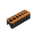 Precision Drill Guide Jig Block for 4–10mm Drill Bits | DIY Tool Drill Guide Jig Richie's Orange