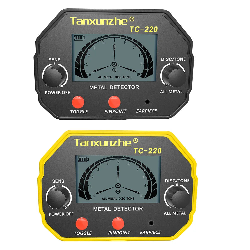 TC-220 Underground Metal Detector 5 Modes LCD Gold Finder Underground Metal Detector Richie's