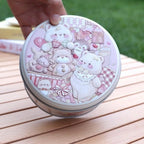 Round Cookie Tin Box | 3D Cartoon Candy Storage Can Cookie Tin Box Richie's