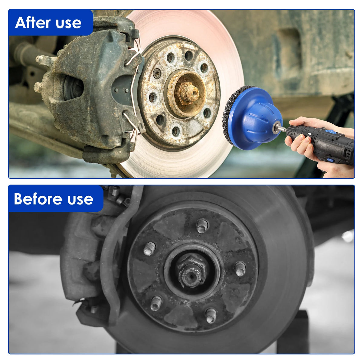 150mm Wheel Hub Grinder – Rim Cleaning & Rust Removal Tool Wheel Hub Grinder Richie's