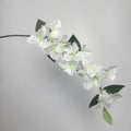 Realistic Silk Artificial Bougainvillea Branch UV Resistant 80cm Artificial Flower Branch Richie's White